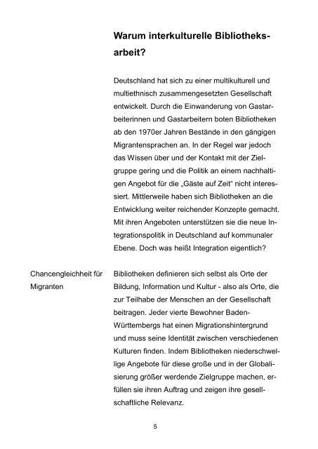 Bibliothek Interkulturell - Fachstelle für das öffentliche ...