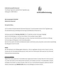 MS Schwarzach - Verein Tagesbetreuung