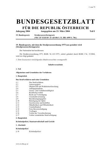 BUNDESGESETZBLATT