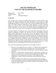 22nd CDB Meeting Report Jul 04.pdf - South Tipperary County ...