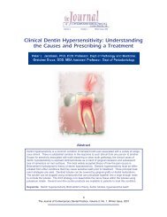 Clinical Dentin Hypersensitivity: Understanding the ... - gst boces