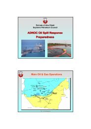 ADNOC Oil Spill Response Preparedness