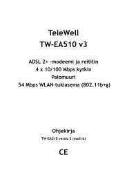 Ohjekirja - Telewell