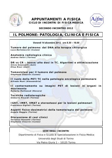 patologia, clinica e fisica - Aifm