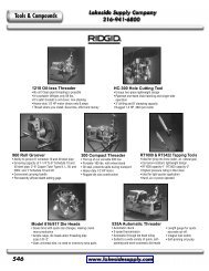 Rigid: Hand and Power Tools - Lakeside Supply Company