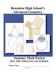 College Prep Geometry [PDF]