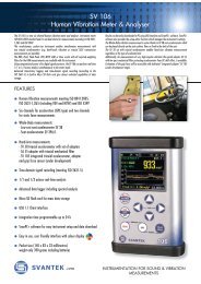 SV 106 Human Vibration Meter & Analyser