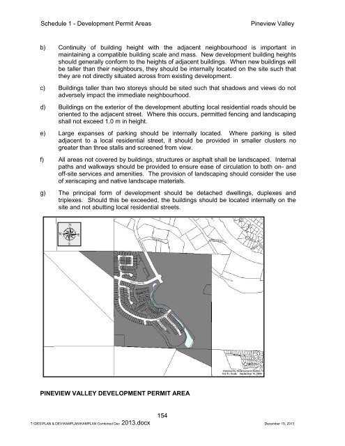 SCHEDULE 1 - DEVELOPMENT PERMIT AREAS - City of Kamloops