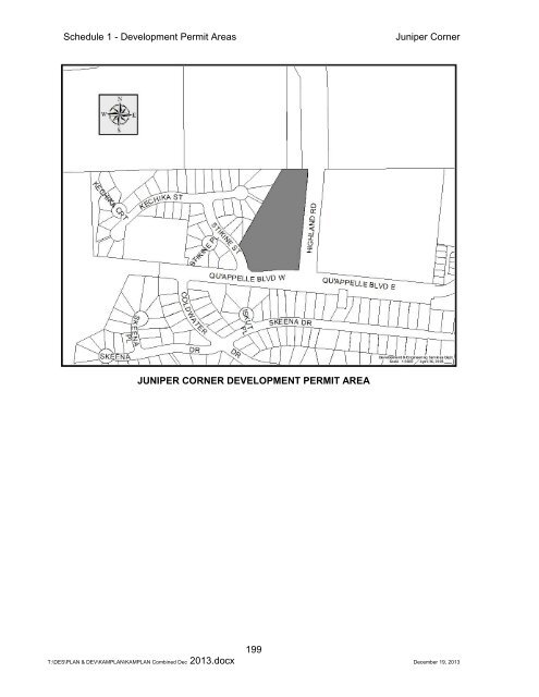 SCHEDULE 1 - DEVELOPMENT PERMIT AREAS - City of Kamloops