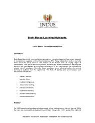 Brain-Based Learning Highlights - ITARI