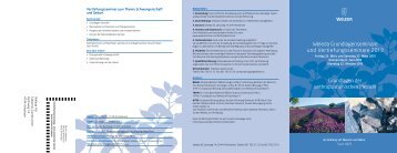 Anmeldeformulare Seminare - Weleda