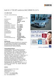 Druckansicht: Audi A4 2.7 T... - Sales Auto Klub