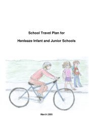 School Travel Plan for Henleaze Infant and Junior Schools