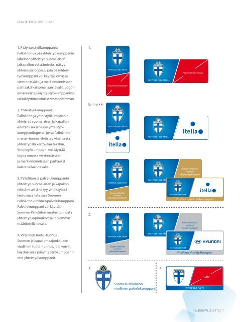 Suomen palloliiton Graafinen ohjeiSto - Suomen Palloliitto