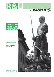 DIE BESCHWERDE IN ÖFFENTLICH- RECHTLICHEN ... - vlp-aspan