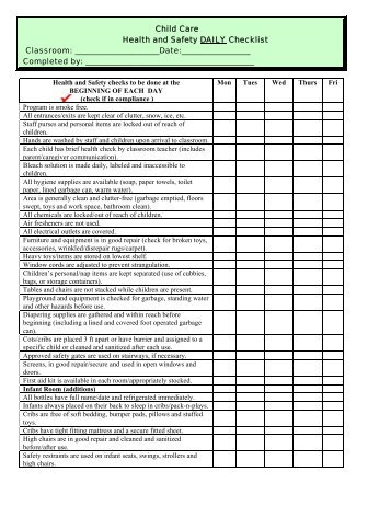 indoor safety checklist clipart