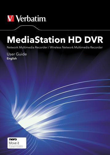 MediaStation HD DVR User Guide ENGLISH.indd - Verbatim