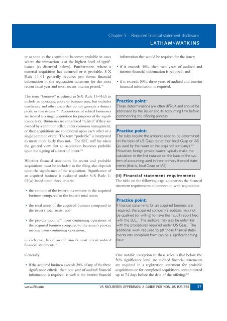 Securities offerings and listings in the US: an ... - Latham & Watkins