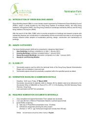 Nomination Form - The Professional Green Building Council