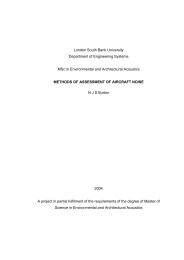 Methods of Assessment of Aircraft Noise - Acoustics