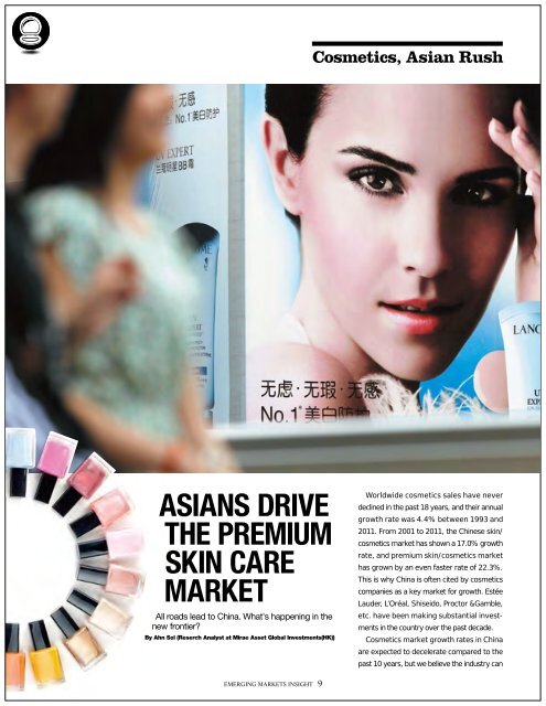 asians drive the premium skin care market - Mirae Asset Global ...
