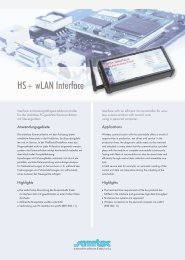 Hsinterface HS+ Interface - samtec automotive software & electronics GmbH