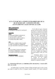 Pleno Extraordinario 16/06/2007 - Ajuntament d'Agost