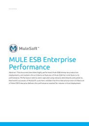 Mule Performance Metrics - MuleSoft