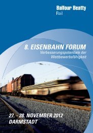 8. EISENBAHN FORUM - Balfour Beatty