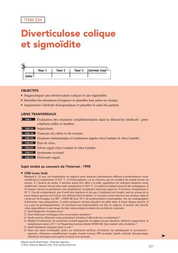 Diverticulose colique et sigmoÃ¯dite - Decitre