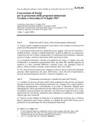 Convenzione di Parigi per la protezione della proprietÃ  ... - SKR