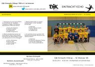 findet Ihr die Ausgabe vom 20. Spieltag - DJK Eintracht Hiltrup