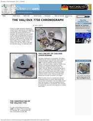 The Valjoux 7750 Chronograph - Part 1 ... - Minus4Plus6.com