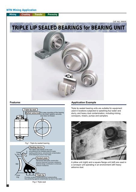 Bearings for Mining Applications