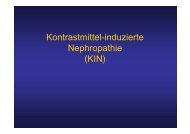 Kontrastmittel-induzierte Nephropathie (KIN)