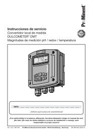 Magnitudes de mediciÃ³n pH / redox / temperatura