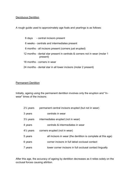 Anatomy, physiology, ageing & nomenclature for equine dentistry.