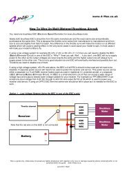 How to wire up multiple brushless motors - 4-Max