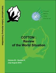 COTTON : Review of the World Situation