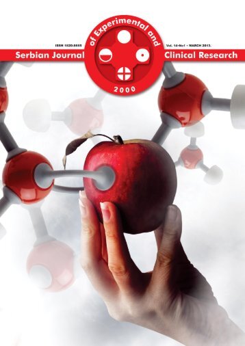 sjecr vol 14NO1 udk final.indd - Medicinski fakultet Kragujevac