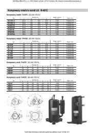 Kompresory rotační a scroll LG R-407C - KOVOSLUŽBA OTS, as