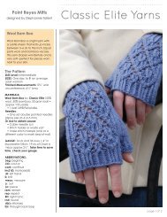 Point Reyes Mitts - Classic Elite Yarns
