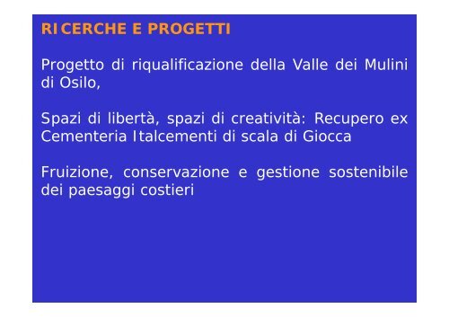 TRA - FacoltÃ  di Architettura