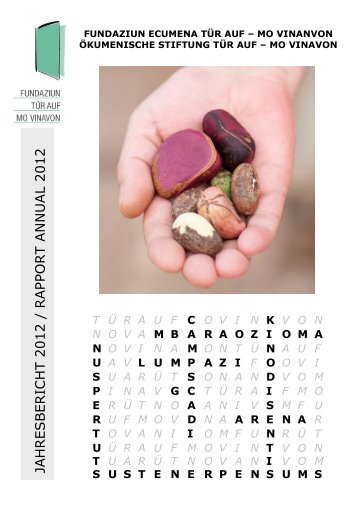 Jahresbericht Stiftung 2012 - auaviva-cadi.ch