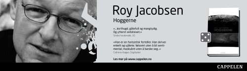 Roy Jacobsen - Cappelen Damm