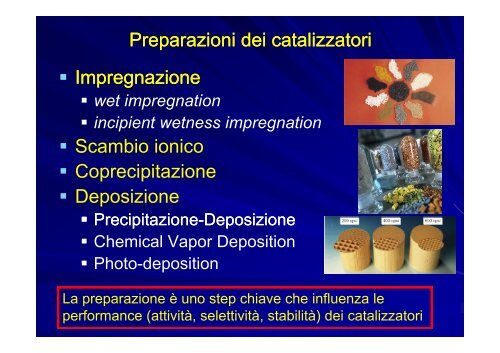 Presentazione laboratorio di catalisi - Dipartimento di Scienze ...