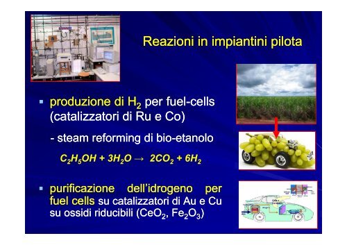 Presentazione laboratorio di catalisi - Dipartimento di Scienze ...