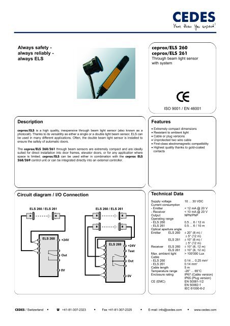 Description Circuit diagram / I/O Connection ... - Star Automation