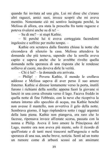 "La principessa del lago" di Stefania Bocchetta - Altervista