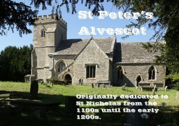 Alvescot Church Guide - Oxfordshire Cotswolds